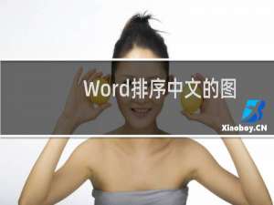 Word排序中文的图文方法步骤