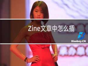 Zine文章中怎么插图?