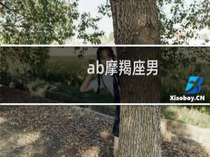 ab摩羯座男