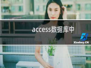 access数据库中,表的组成是