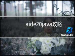 aide java攻略