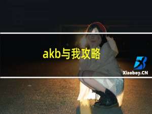 akb与我攻略