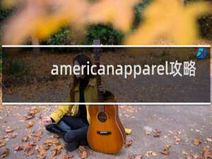 americanapparel攻略