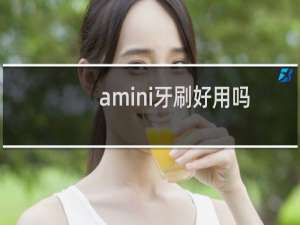 amini牙刷好用吗