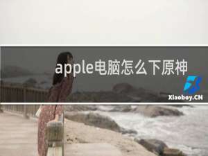 apple电脑怎么下原神