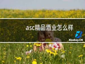 asc精品酒业怎么样
