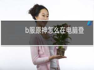 b服原神怎么在电脑登