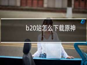 b 站怎么下载原神