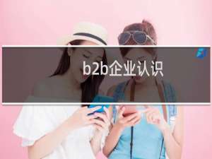 b2b企业认识