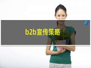 b2b宣传策略