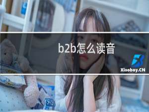 b2b怎么读音