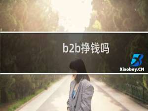 b2b挣钱吗