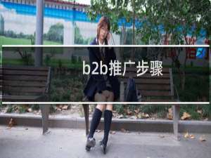 b2b推广步骤