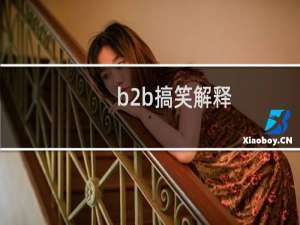 b2b搞笑解释