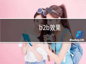 b2b效果