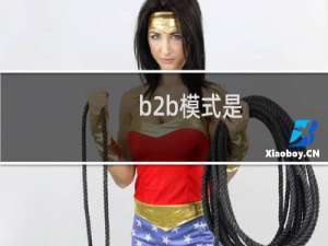b2b模式是
