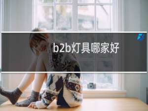 b2b灯具哪家好