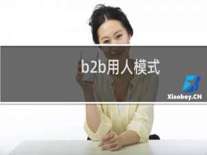 b2b用人模式