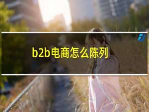 b2b电商怎么陈列