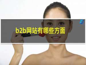 b2b网站有哪些方面