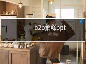 b2b解释ppt