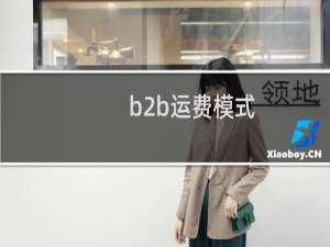 b2b运费模式
