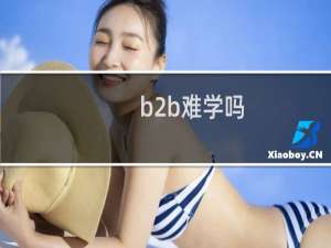 b2b难学吗
