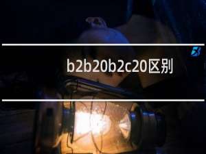 b2b b2c 区别