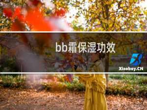 bb霜保湿功效