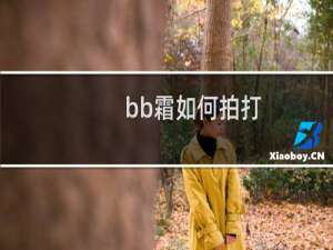 bb霜如何拍打