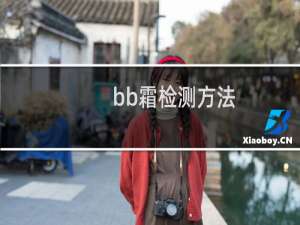 bb霜检测方法
