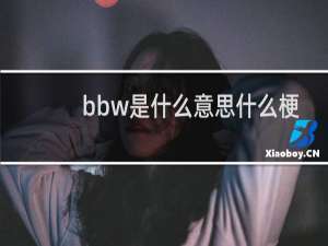 bbw是什么意思什么梗