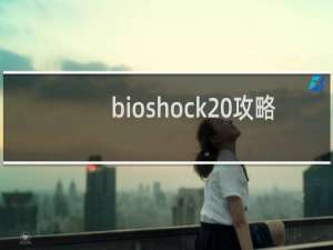 bioshock 攻略