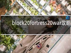 block fortress war攻略