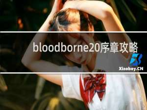 bloodborne 序章攻略