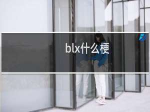 blx什么梗？什么梗