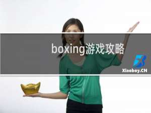 boxing游戏攻略