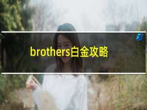 brothers白金攻略