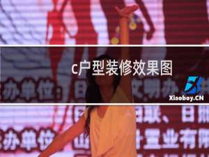 c户型装修效果图