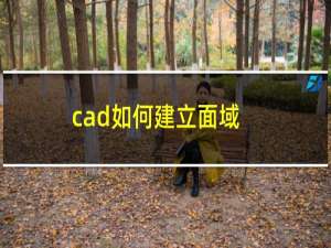 cad如何建立面域