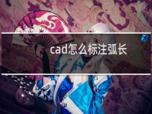 cad怎么标注弧长