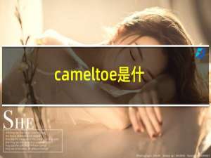 cameltoe是什么意思（怎么理解cameltoe的意思）