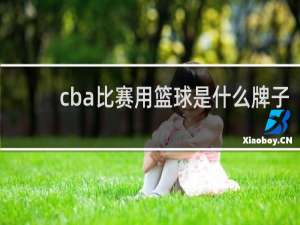 cba比赛用篮球是什么牌子