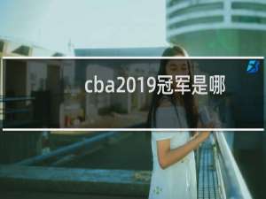 cba2019冠军是哪个队