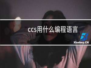 ccs用什么编程语言