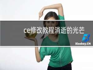 ce修改教程消逝的光芒