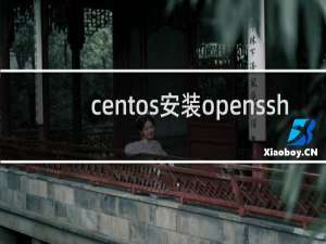 centos安装openssh
