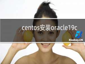 centos安装oracle19c