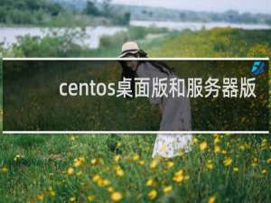centos桌面版和服务器版