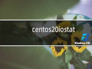 centos iostat